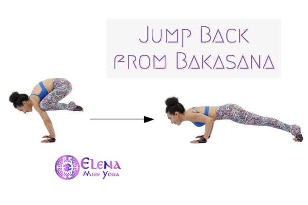 Jump Back from Bakasana