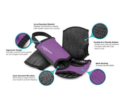 YogaPaws Yoga Gloves and Yoga Socks Features